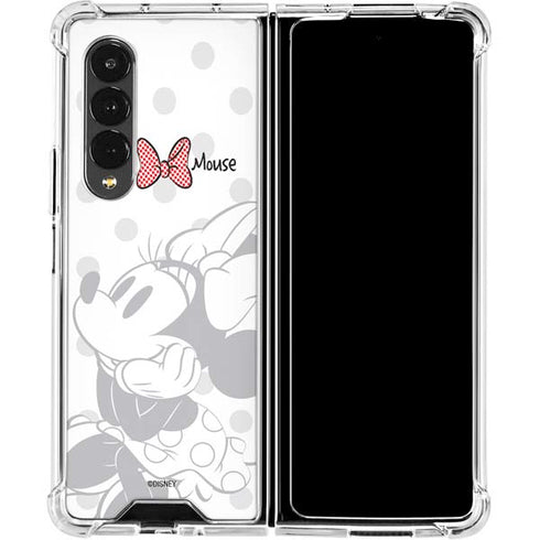 Disney Minnie Mouse Daydream Galaxy Z Fold4 5G Clear Case